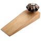 Black And Golden Leaf Big Melon Ceramic Wooden Door Stopper